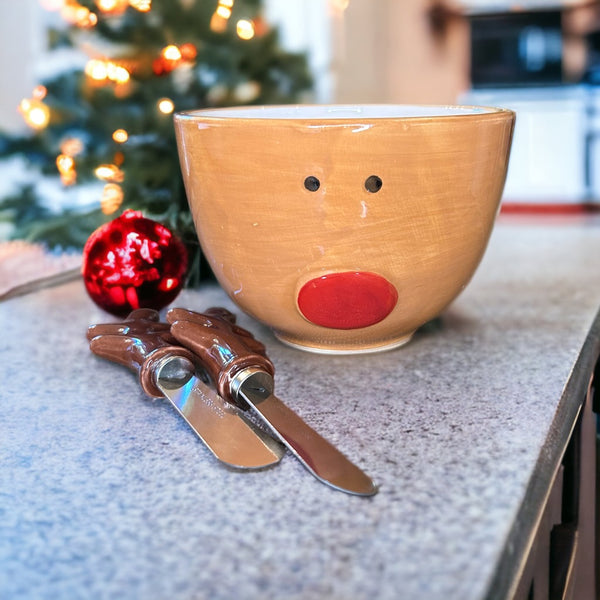 Reindeer Dip Bowl Set