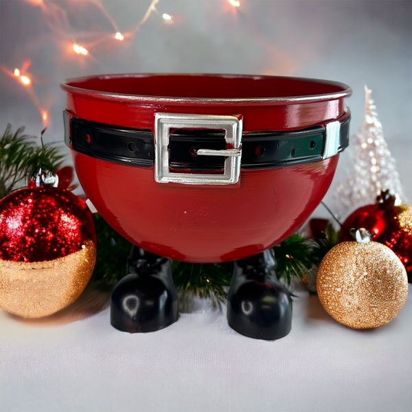 Santa Bowl with Legs