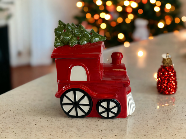 Christmas Train Cookie Jar