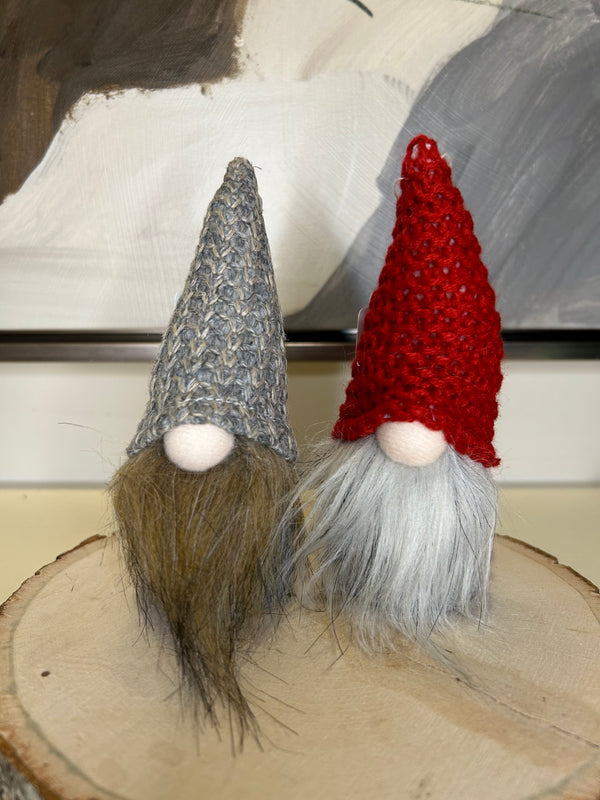 Bearded Gnome with Knit Cap